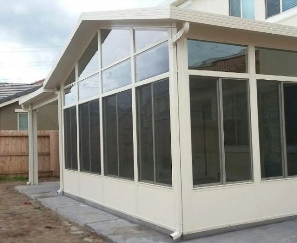 Comfortshield Room and Solid Patio Cover with Fan Sacramento, CA