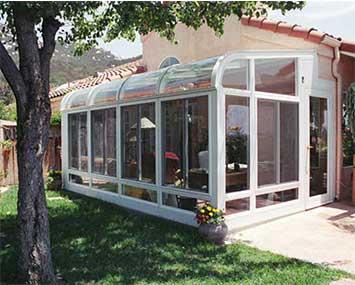 Curved Eave Sunroom