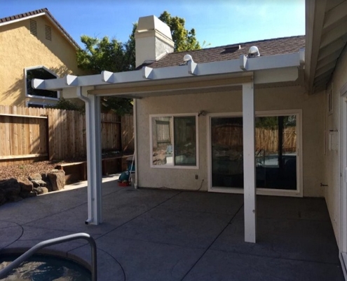 Durawood solid Patio cover Folsom, CA