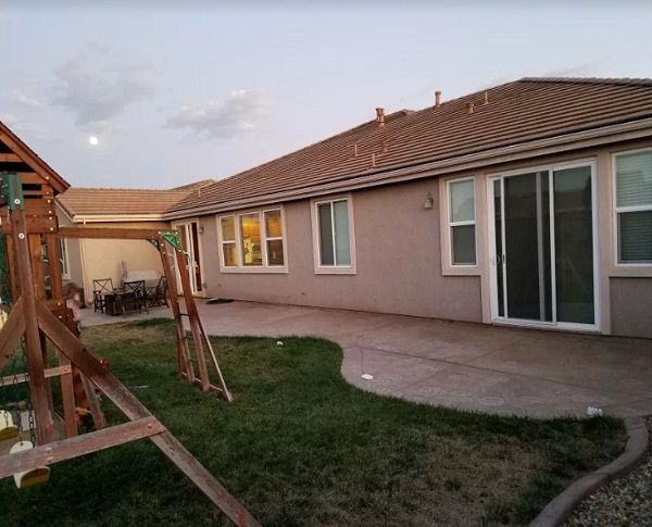 Non Insulated Solid Roof Patio Cover Plumas Lake, CA