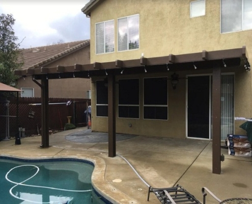 Front view of Patio Cover