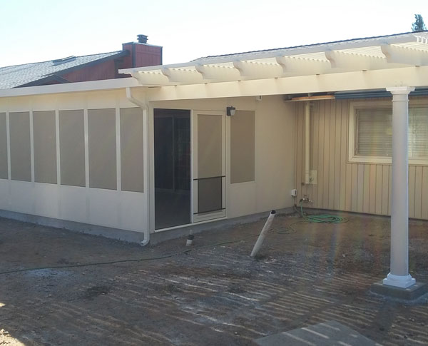 Straight Eave Screen and Patio Cover Sacramento, CA