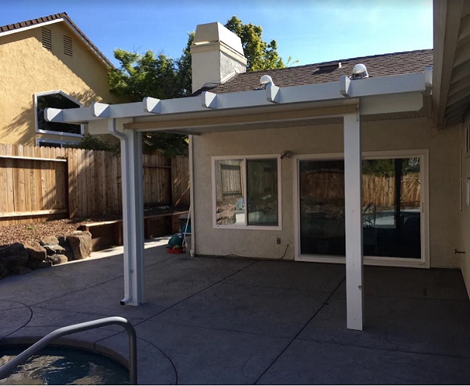 Durawood Attached patio cover Folsom, CA