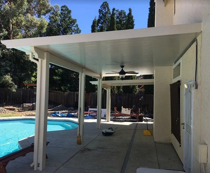 Tall Durawood Patio Cover Vacaville, CA