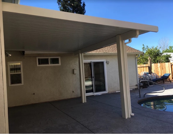 Durawood Attached patio cover Folsom, CA