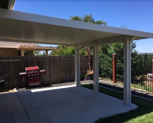 Flatwood Attached Patio Cover Valley Springs, CA