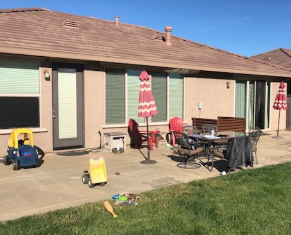 Patio Cover before Ione, CA