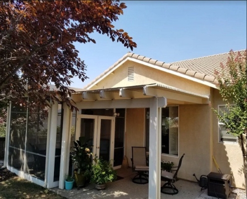 Roof Attached Patio Cover Rocklin, CA