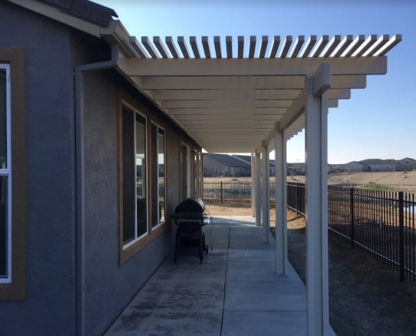 Wall Attached Patio Cover Rio Vista, CA