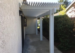 White Patio Cover Roseville, CA