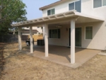 Durawood attached combo solid/lattice patio cover - Elk Grove, CA