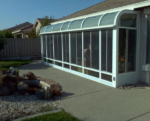 Curved Eave Sunroom in Sacramento