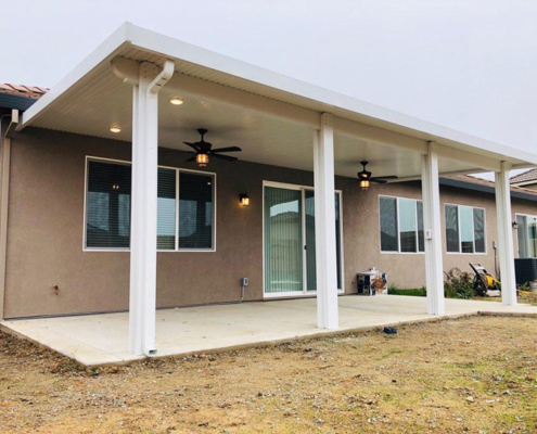 Durawood Patio Cover with Corbel End Caps - Galt, CA