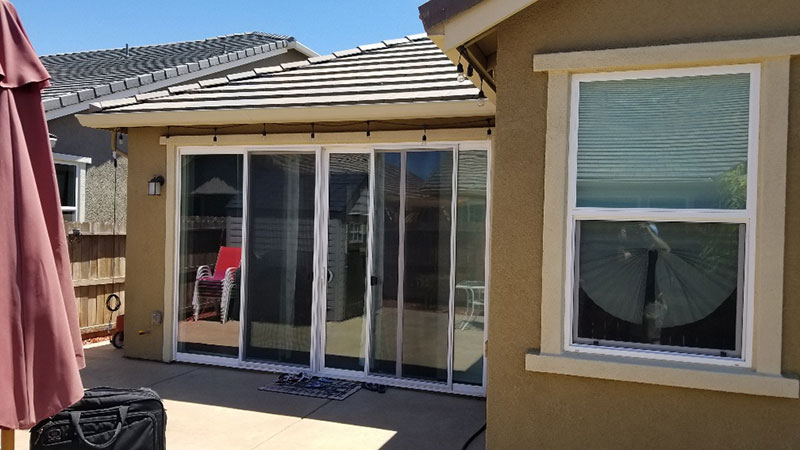 Durawood under eave wall attached solid flat pan cover Roseville, CA