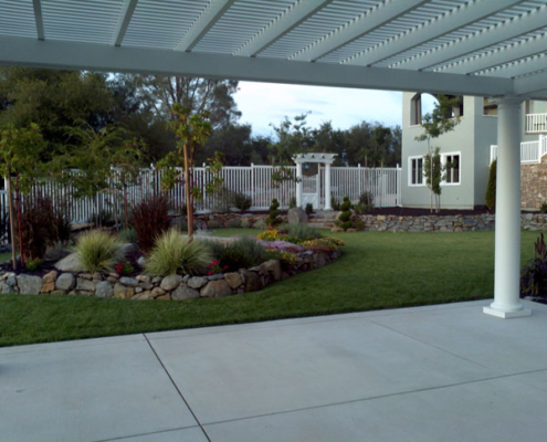 Granite Bay Patio cover and Landscaping