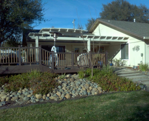 Multi Level Patio Cover & Trex Decking