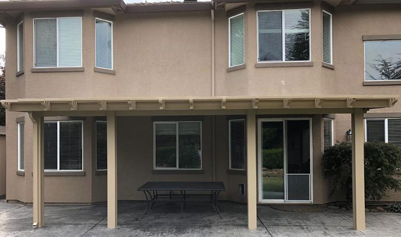 Durawood Solid Patio Cover - Rocklin, CA