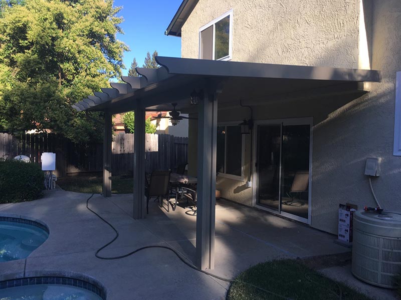 Durawood Attached Wall Patio Cover - Sacramento, CA