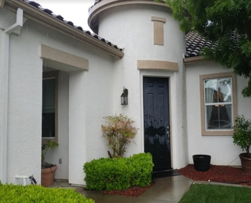 Turret Shaped wall attached Patio Cover Woodland, CA